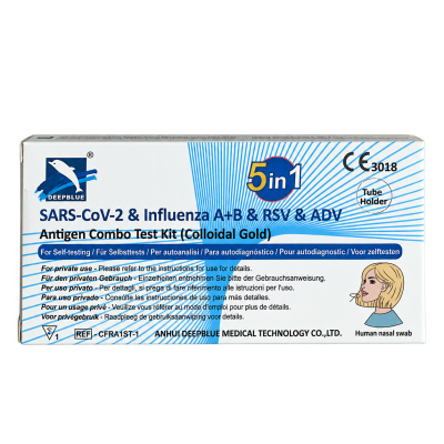 Deepblue 5in1 Antigen-Selbsttest mit ADV - 1 Test