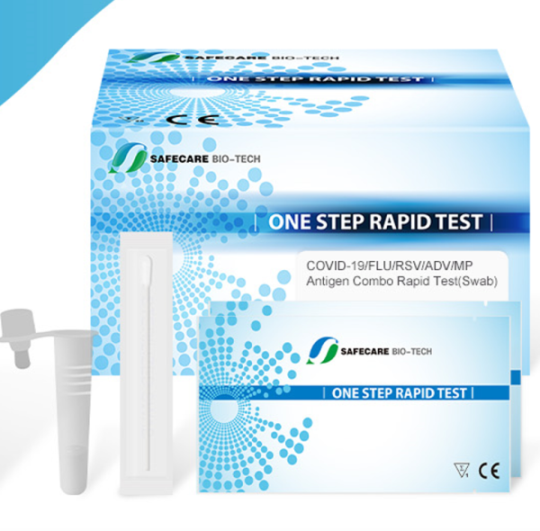 Antigentest Laien Combo SAFECARE 6 in1 Covid-19/FLU/RSV/ADV MP 25er