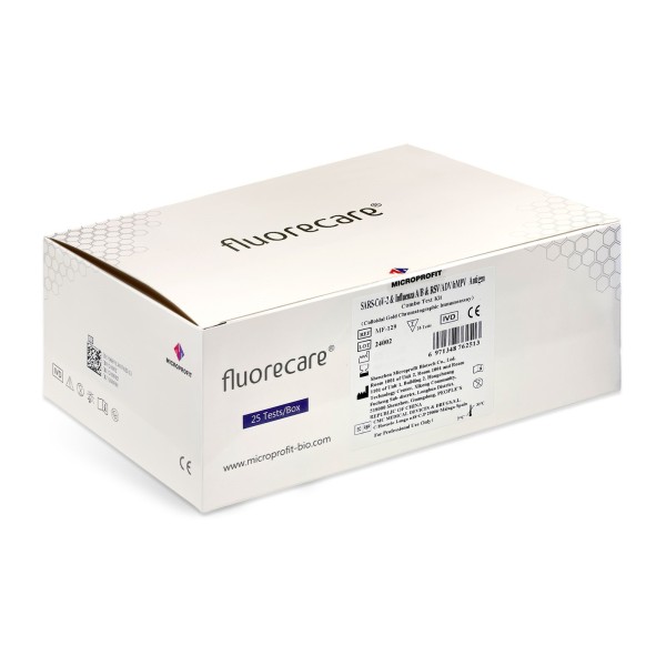 Fluorecare 6in1 Antigen-Profitest mit hMPV - 25 Tests