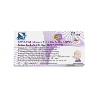 Deepblue 6in1 Antigen-Selbsttest mit hMPV - 1 Test