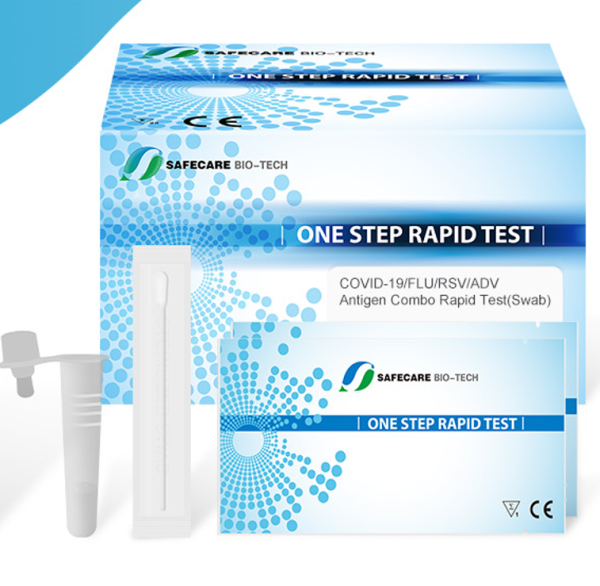 Antigentest Laien Combo SAFECARE 5 in1 Covid 19/FLU/RSV/ ADV 1er