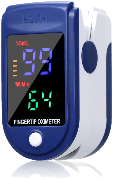Pulsoximeter Blau